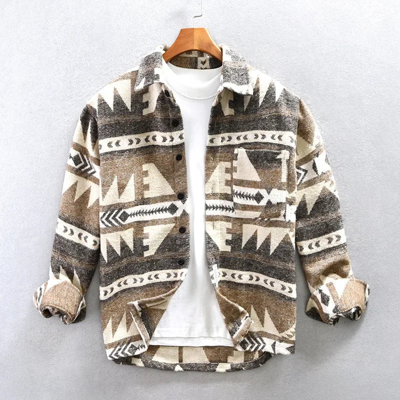Leon – Azteken-Jacke im Stil eines Hemds