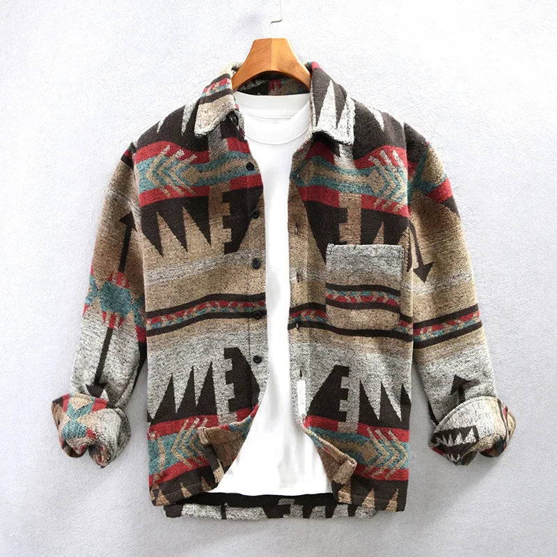 Leon – Azteken-Jacke im Stil eines Hemds