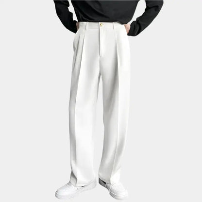 Emil – Breite Herren-Hose mit Falten