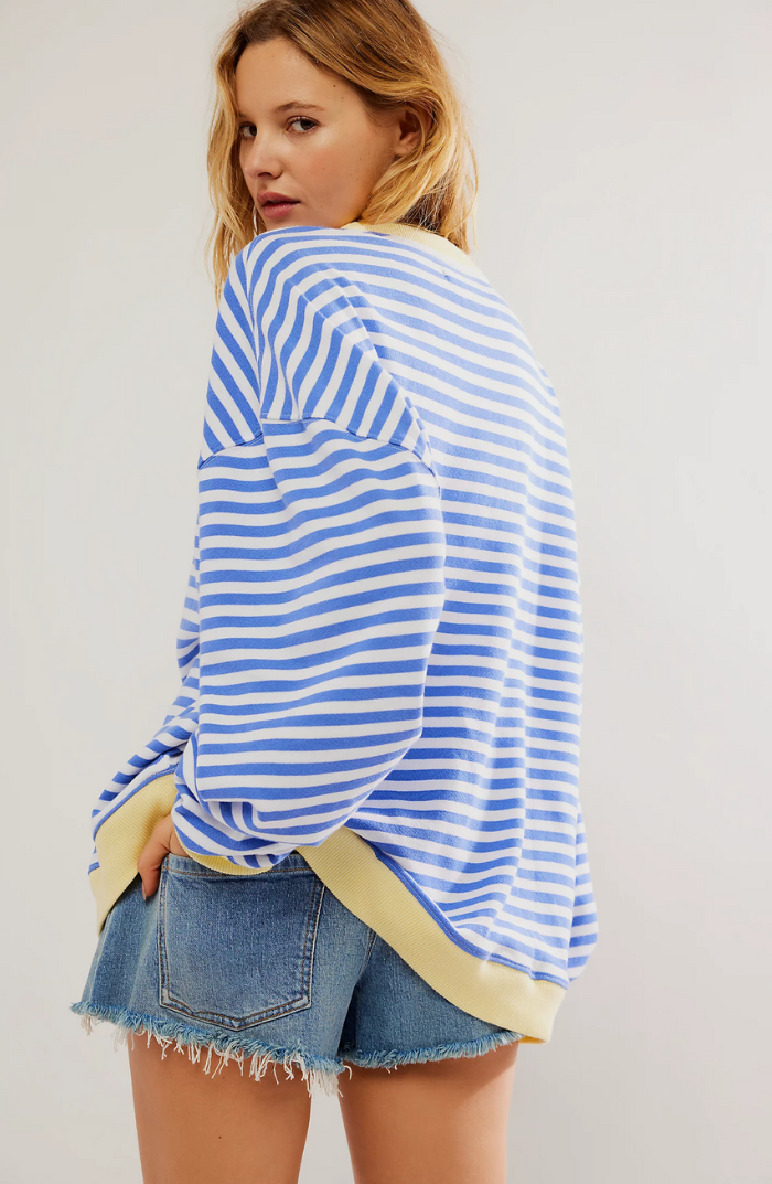 Monika – Gestreifter Damen Pullover