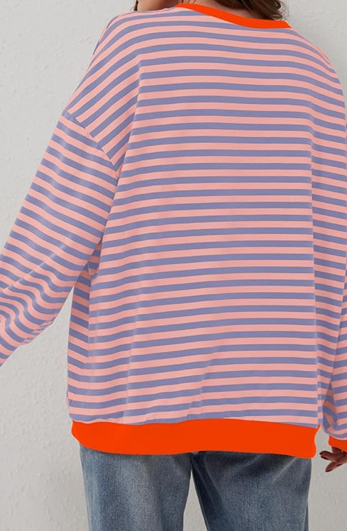 Monika – Gestreifter Damen Pullover