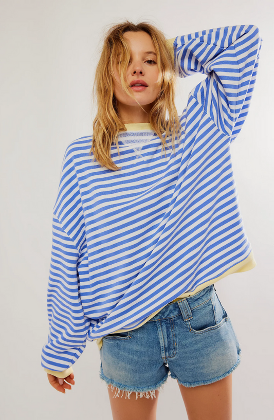 Monika – Gestreifter Damen Pullover