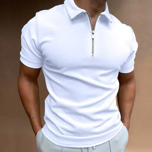 Tarek - Lässiges Polohemd mit Zipper