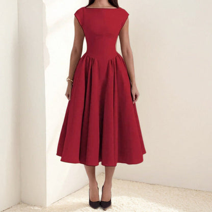 Cressida - Klassisches Damen-Midikleid