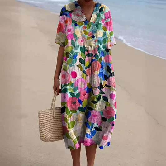 Conny - Kleid mit Blumenmotiv