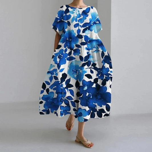 Chenoa - Damenkleid mit Blumen, Gemütlich & Sommerlich