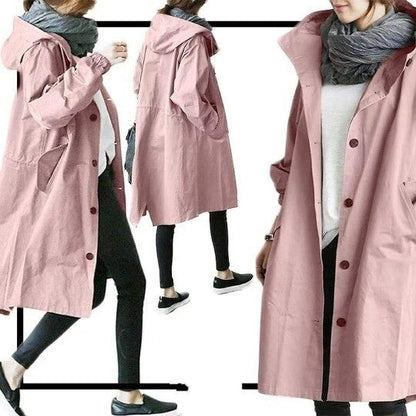 Maren – Trenchcoat Damen Leicht Wasserdicht