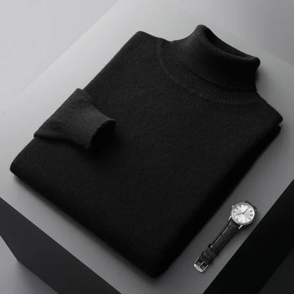 Louis - Pullover mit gerolltem Kragen