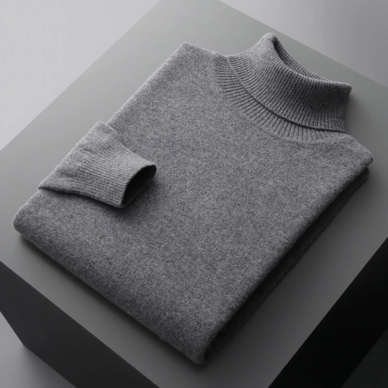 Louis - Pullover mit gerolltem Kragen