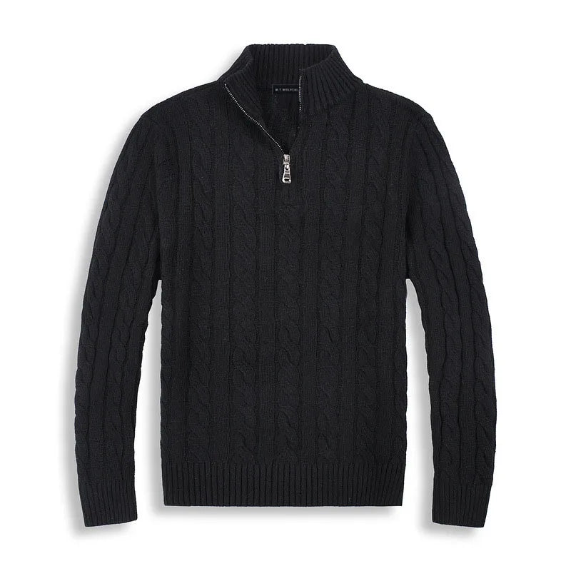 Adrien - Pullover mit halbseitigem Reißverschluss