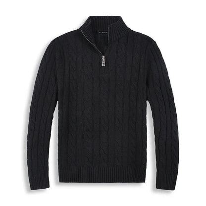Adrien - Pullover mit halbseitigem Reißverschluss