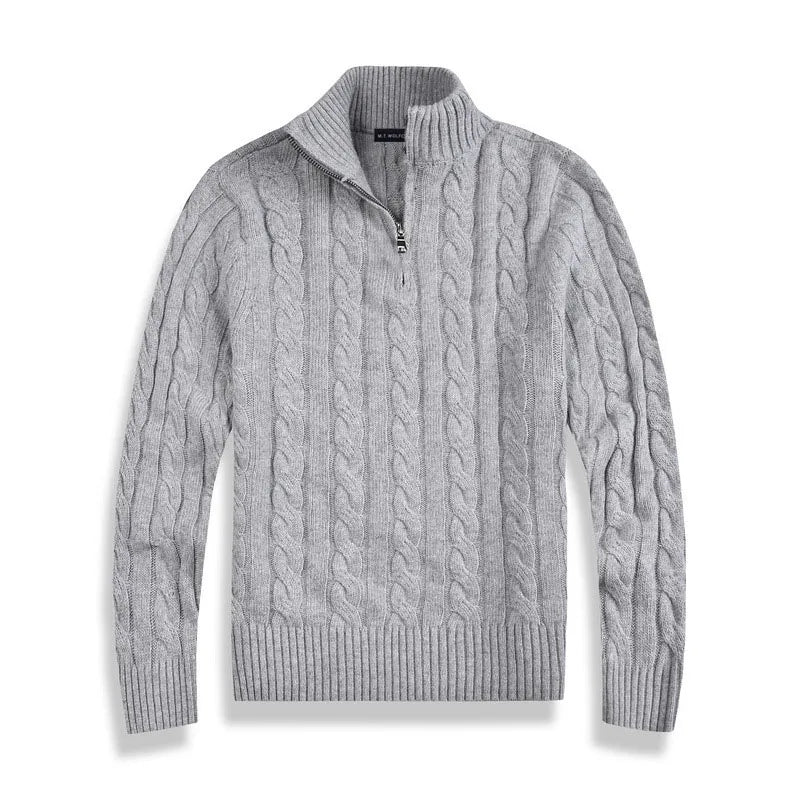 Adrien - Pullover mit halbseitigem Reißverschluss