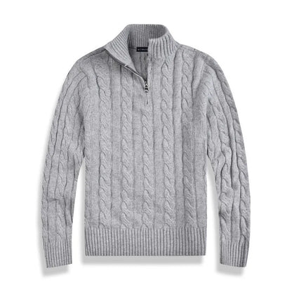 Adrien - Pullover mit halbseitigem Reißverschluss