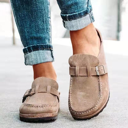 Leah – Leder Loafer mit Schnalle