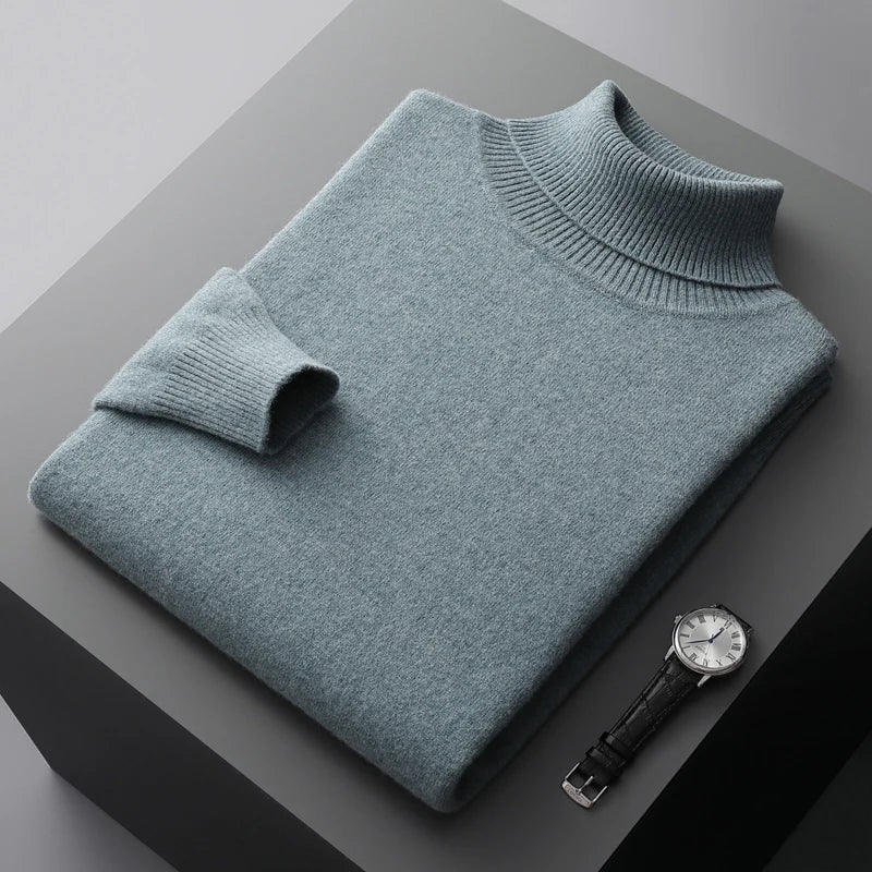 Louis - Pullover mit gerolltem Kragen