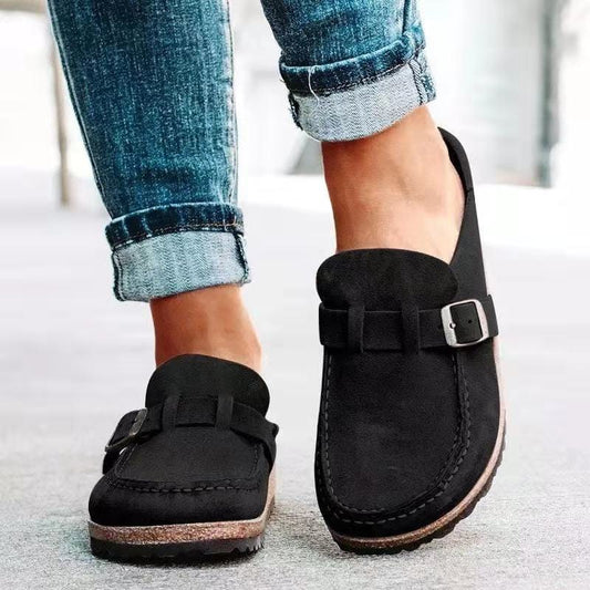 Leah – Leder Loafer mit Schnalle
