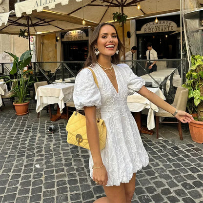 Gytha - Schickes weißes Kleid für Damen