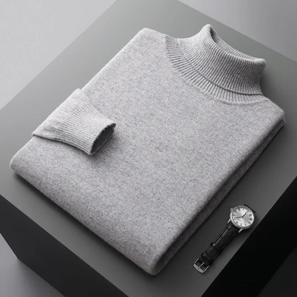 Louis - Pullover mit gerolltem Kragen