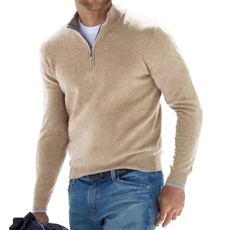 Agustín - Eleganter Herrenzipp-Pullover