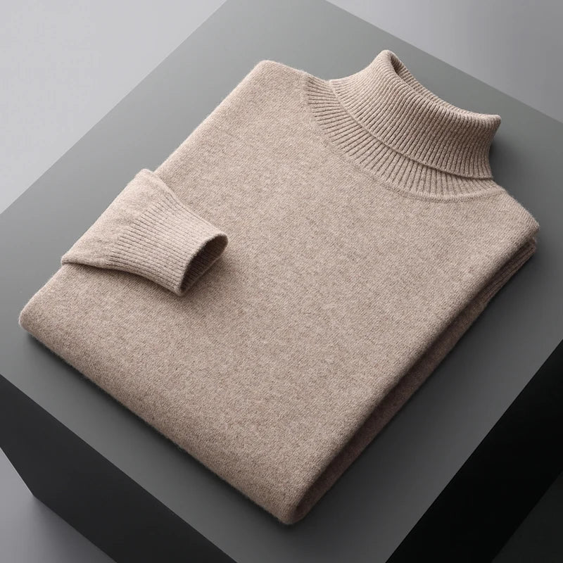 Louis - Pullover mit gerolltem Kragen