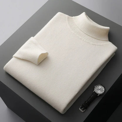 Louis - Pullover mit gerolltem Kragen
