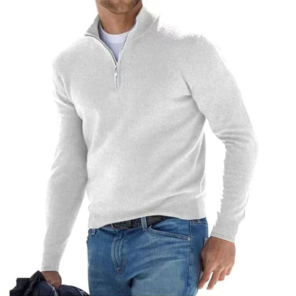Agustín - Eleganter Herrenzipp-Pullover