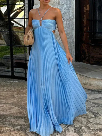 Ayelet - Falten-Maxikleid, Vielseitig & Elegant
