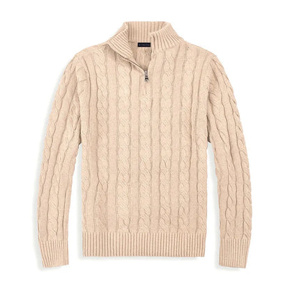 Adrien - Pullover mit halbseitigem Reißverschluss