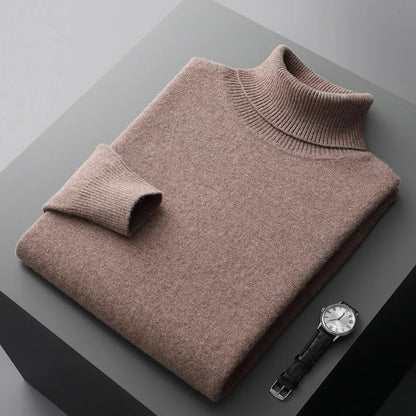 Louis - Pullover mit gerolltem Kragen