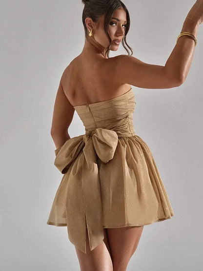 Kyoshi - Funkelndes Pailletten-Minikleid