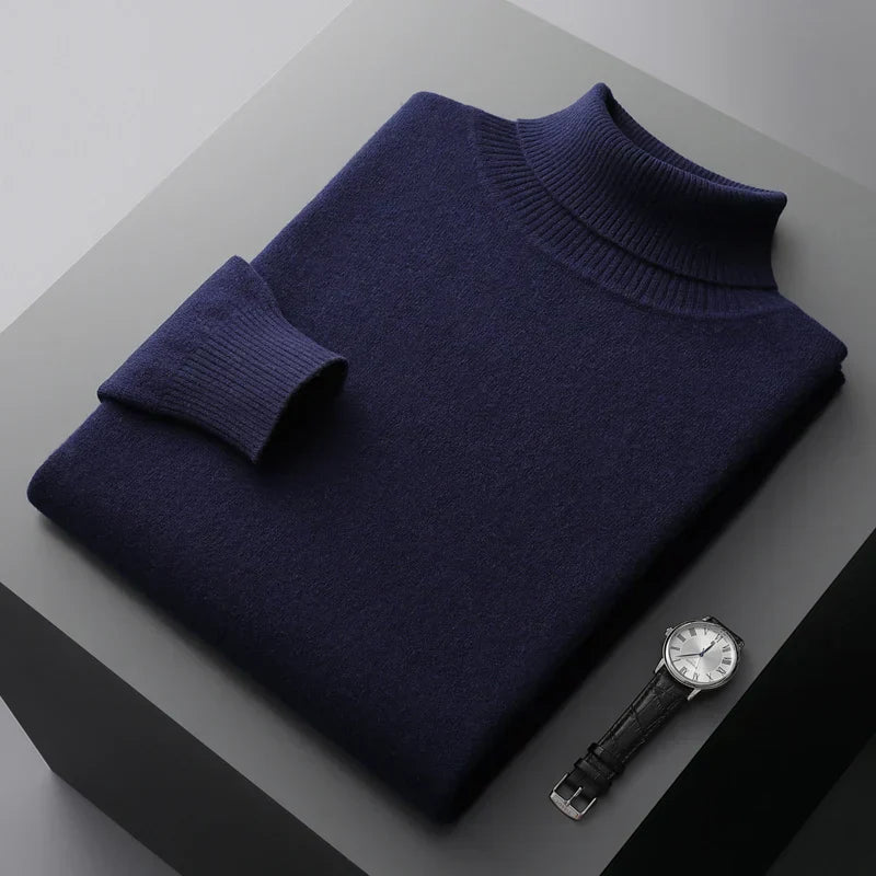 Louis - Pullover mit gerolltem Kragen