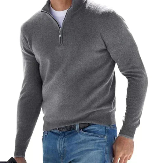 Agustín - Eleganter Herrenzipp-Pullover