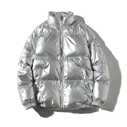 Caspia - Winddichte Metallic-Winterjacke