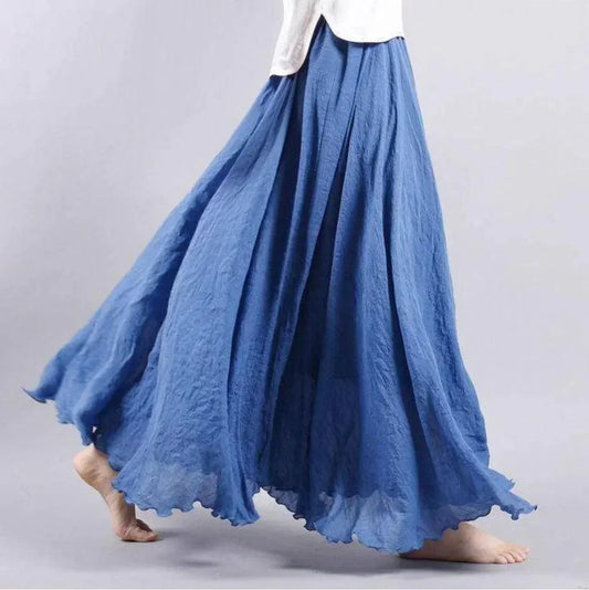 Isla – Fließender Boho Maxirock
