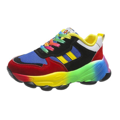 Jolie - Bunte Sneakers mit dicker Sohle für Damen