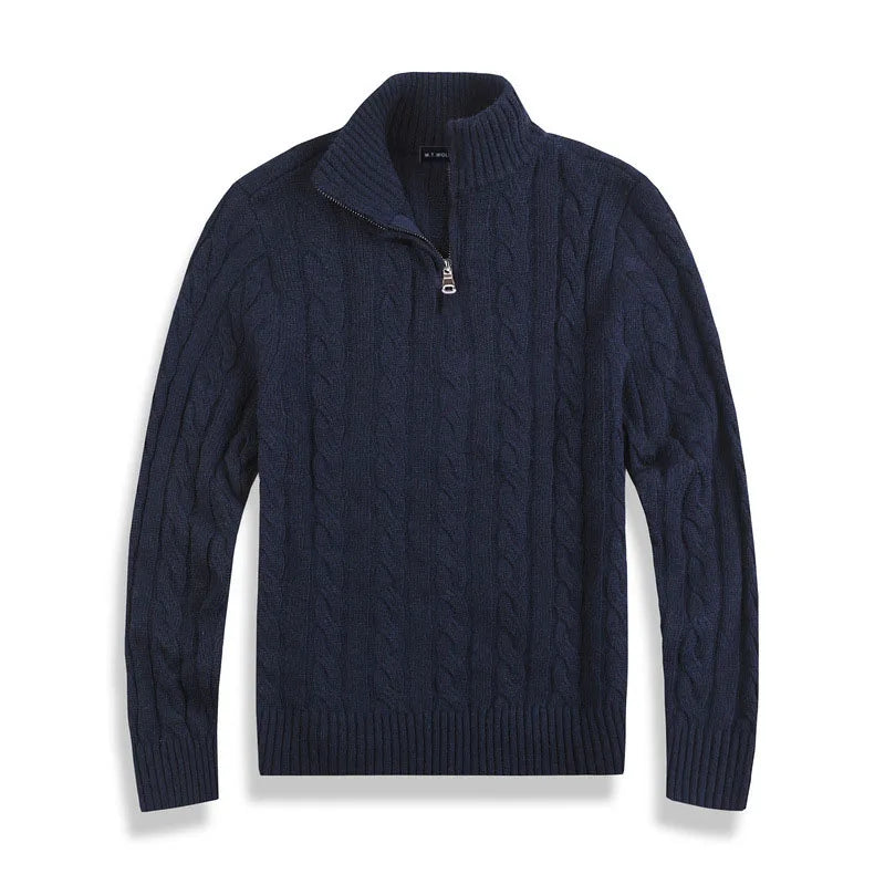 Adrien - Pullover mit halbseitigem Reißverschluss