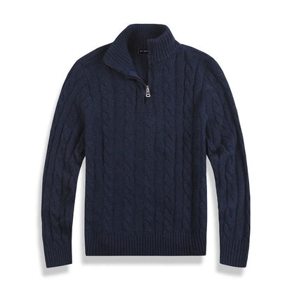 Adrien - Pullover mit halbseitigem Reißverschluss