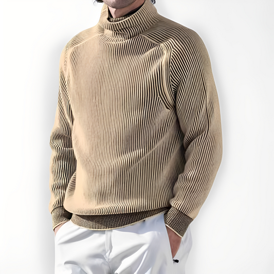Jarrett - Lässiger Kaschmirpullover mit hohem Kragen für Herren