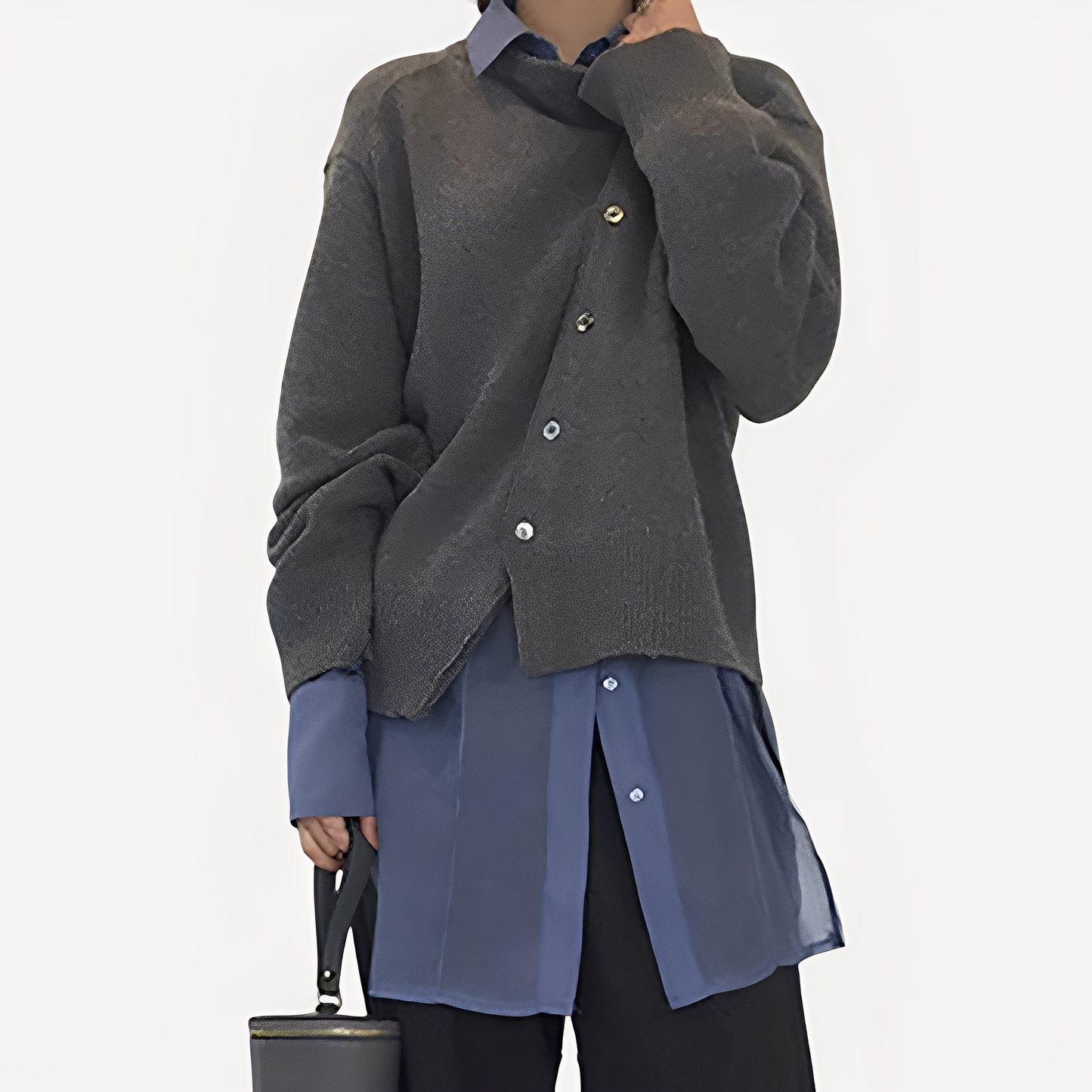 Susanne - Stilvolle und bequeme Strickjacke zum Umhängen