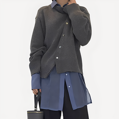 Susanne - Stilvolle und bequeme Strickjacke zum Umhängen