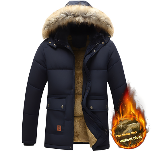 Crispian - Warme Parka-Jacke mit abnehmbarer Kapuze für Herren