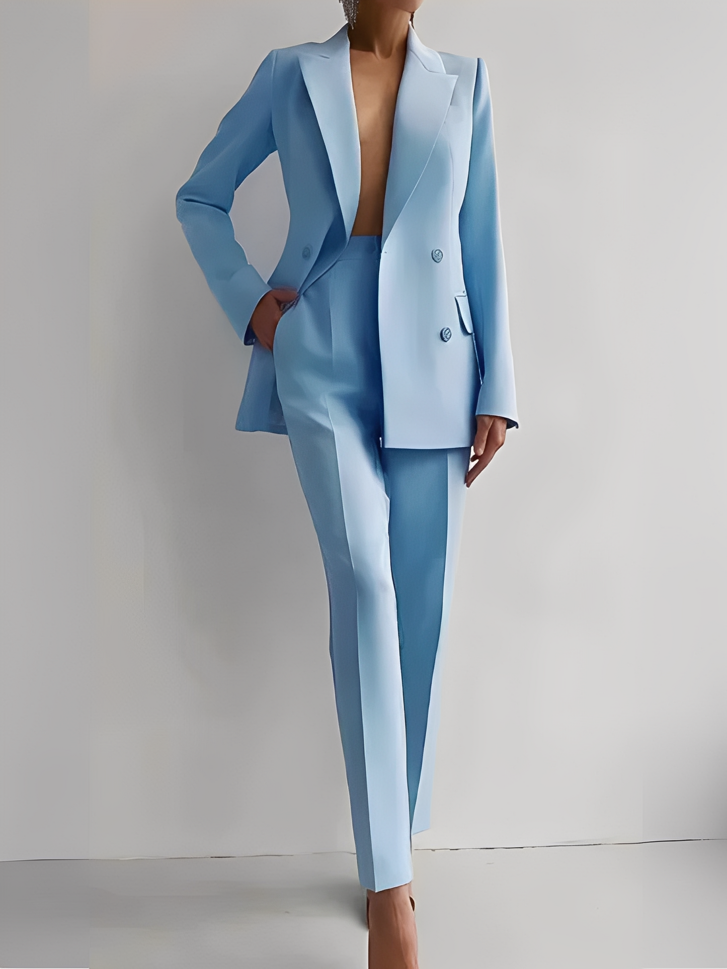Nydia - Formelles Slim-Fit-Set aus Blazer und Hose für Damen