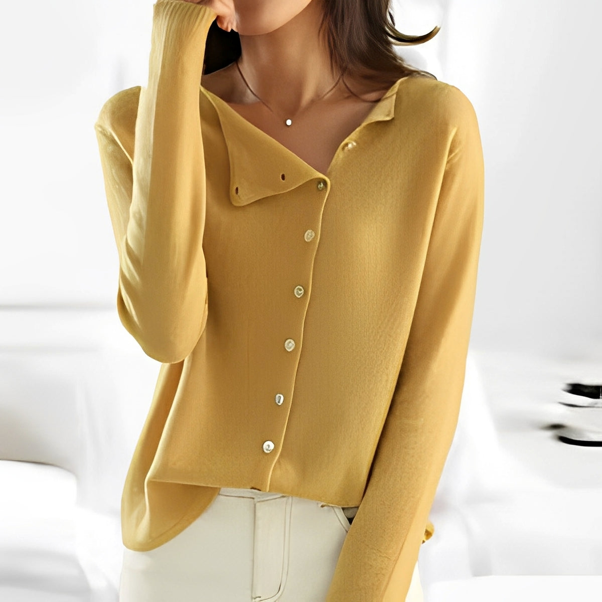 Lorena - Eleganter Pullover mit feiner Strickstruktur für Damen