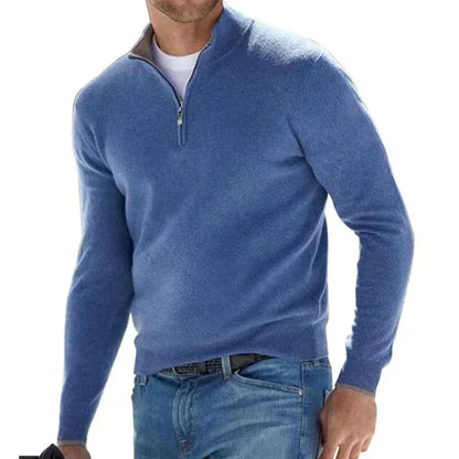 Agustín - Eleganter Herrenzipp-Pullover