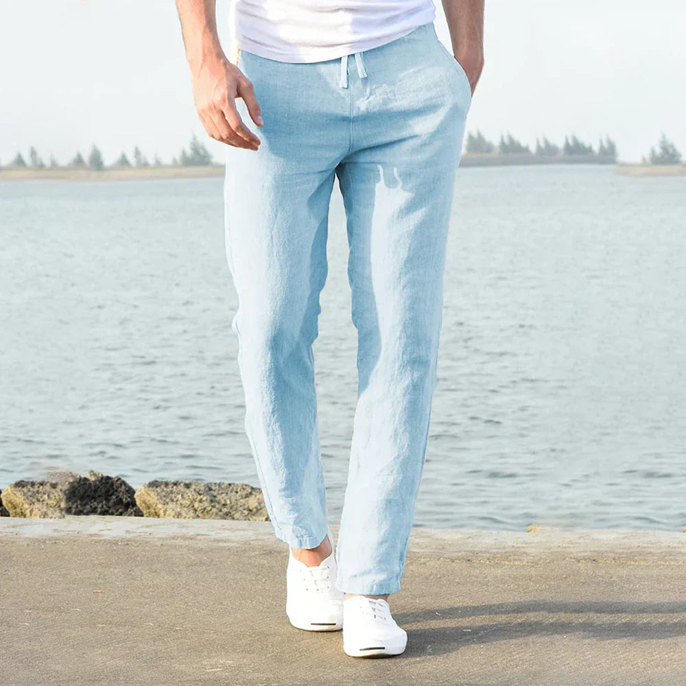 Domenic - Bequeme Leinenhose für Herren