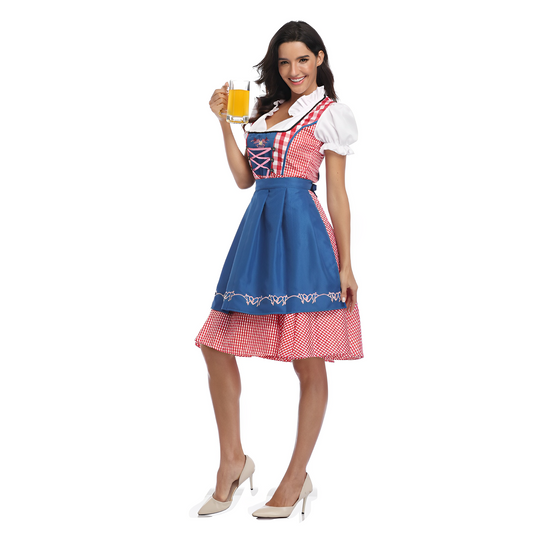 Tonette - Ethic Oktoberfest Dirndl-Kleid für Damen