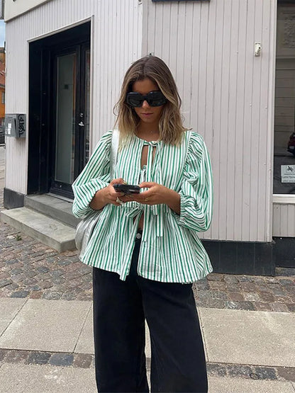 Marta – Bluse mit Streifen