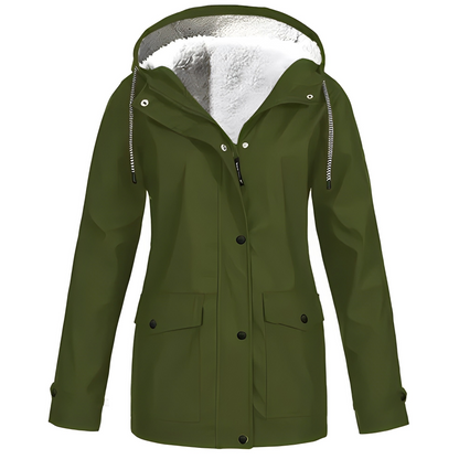 Sherlyn - Outdoor-Kapuzenmantel mit Fleecefutter für Damen