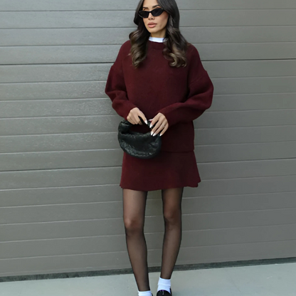 Amelie – Rock und Pullover Set