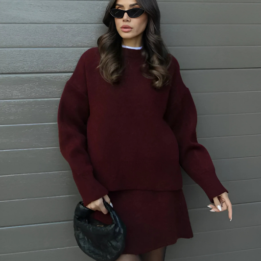 Amelie – Rock und Pullover Set